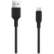 Setty cable USB - microUSB 3,0 m 2A black NEW 5900495925664