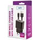 Setty charger 1x USB 2,4A black + microUSB cable 1,0 m NEW 5900495922069