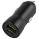 Maxlife MXCC-04 PD QC car charger 1x USB-C 1x USB 20W black 5900495950895