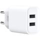 XO wall charger CE02C 2x USB 2,1A white 6920680880843