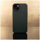 Mag Leather case for iPhone 15 Pro Max 6,7&quot; dark green 5907457734609