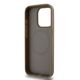 DKNY case for iPhone 15 Pro 6,1&quot; DKHMP15LPSHRPW brown HC Magsafe pu repeat pattern w stack logo 3666339261818