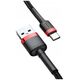 Baseus Cablu USB la Type-C, Fast Charging, 3A, 1m - Baseus Cafule (CATKLF-E91) - Red / Black 6953156278301 έως 12 άτοκες Δόσεις