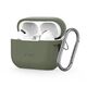 Case for APPLE AIRPODS PRO 1 / 2 Tech-Protect Silicone Hook Olive green 5906302313334