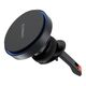 Choetech Magnetic car holder witch charger Choetech T205-F, 15W (black) 066967  T205-F έως και 12 άτοκες δόσεις 6932112106377