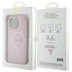 Guess case for iPhone 15 Plus 6.7&quot; GUHMP15MPSAHMCP pink hardcase Saffiano MagSafe 3666339156190