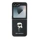 Original Case SAMSUNG GALAXY Z FLIP 6 Karl Lagerfeld Hardcase Saffiano Monogram Ikonik Pin (KLHCZF6SAPKINPK) black 3666339322519