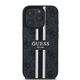 Original Case IPHONE 16 PRO MAX Guess Hardcase 4G Printed Stripes MagSafe (GUHMP16XP4RPSK) black 3666339342111