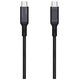 Aukey USB-C to USB-C Cable Aukey CB-MCC102, 100W, 1.8m (black) 067151  CB-MCC102 Black έως και 12 άτοκες δόσεις 689323785353