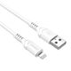 Cable 1m 3A (USB - iPhone Lightning) Charging and Data Transfer Jokade Zhizun (JA010) white 6921042123165