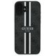 Original Case IPHONE 16 PLUS Guess Hardcase 4G Printed Stripes MagSafe (GUHMP16MP4RPSK) black 3666339342098