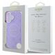 Guess case for iPhone 16 6,1&quot; GUHMP16SPSAPSMEU purple hardcase Saffiano Peony Classic Logo MagSafe 3666339328245