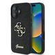 Guess case for iPhone 16 Plus 6,7&quot; GUHCP16MHG4SGK black hardcase Fixed Glitter Big 4G 3666339328450