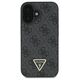 Guess case for iPhone 16 6,1&quot; GUHCP16SP4TDPK Leather 4G Triangle Strass black MagSafe 3666339327361