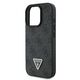 Guess case for iPhone 16 Pro 6,3&quot; GUHCP16LP4TDPK Leather 4G Triangle Strass black MagSafe 3666339327385