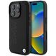 BMW case for iPhone 16 Pro 6,3&quot; BMHMP16LSLLBK Hardcase Leather Hot Stamp MagSafe black 3666339311681