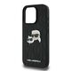 Karl Lagerfeld case for iPhone 16 Pro 6,3&quot; KLHCP16LPGKLKCPK black Hard Monogram Karl&Choupette Head Pin 3666339329389