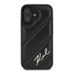 Karl Lagerfeld case for iPhone 16 6,1&quot; KLHCP16SPQDSMGK black Hard Quilted Signature 3666339317720