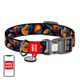 Waudog Nylon dog collar with QR code Waudog "Oranges" size M 071067  281-4054 έως και 12 άτοκες δόσεις 4823089375700