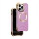 Circle Glam Mag case for iPhone 16 6,1&quot; purple 5907457796584