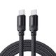 Essager USB-C to USB-C cable, Essager, EXCTT3-YS01-P, 240W, 1m (black) 066671  EXCTT3-YS01-P έως και 12 άτοκες δόσεις 6971958732609