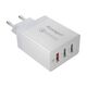 Essager Wall charger, Essager, ECTQC3-FBB02,  3xUSB, 30W (white) 066675  ECTQC3-FBB02 έως και 12 άτοκες δόσεις 6971958734696