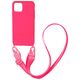 Θήκη Σιλικόνης με Strap CarryHang Sonique Apple iPhone 11 Φουξ 5201101703226