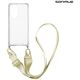 Θήκη Σιλικόνης με Strap Sonique Armor Clear Honor 50 5G / Nova 9 Μπεζ 5201101902407