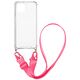 Θήκη Σιλικόνης με Strap Sonique Armor Clear Apple iPhone 12 Pro Max Φουξ 5201101818104