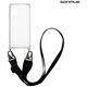 Θήκη Σιλικόνης με Strap Sonique Armor Clear Realme 8 5G Μαύρο 5201101903091