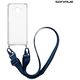 Θήκη Σιλικόνης με Strap Sonique Armor Clear Samsung Galaxy J7 (2016) Μπλε Σκούρο 5201101886981