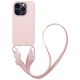 Θήκη Σιλικόνης με Strap CarryHang Sonique Apple iPhone 14 Pro Ροζ 5201101791612