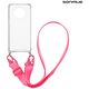 Θήκη Σιλικόνης με Strap Sonique Armor Clear Xiaomi Mi 10T Lite Φουξ 5201101894153