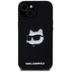 Karl Lagerfeld Case for iPhone 15 / iPhone 14 / iPhone 13 - Karl Lagerfeld Silicone MagSafe (KLHMP15SSCHPPLK) - Choupette Head 3666339257262 έως 12 άτοκες Δόσεις