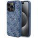 Guess Case for iPhone 15 Pro - Guess 4G Collection Leather MagSafe (GUHMP15LG4G4GFRB) - Blue 3666339226626 έως 12 άτοκες Δόσεις