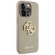 Guess Case for iPhone 15 Pro Max - Guess Leather Perforated 4G (GUHCP15XPSP4LGD) - Gold 3666339151591 έως 12 άτοκες Δόσεις