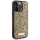 Guess Case for iPhone 15 Pro - Rhinestone Metal Logo (GUHCP15XPFGSBSD) - Yellow 3666339153557 έως 12 άτοκες Δόσεις