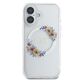 Guess Case for iPhone 16 Plus - Guess IML Flowers Wreath MagSafe (GUHMP16MHFHFWWFFCT) - Clear 3666339311438 έως 12 άτοκες Δόσεις