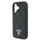 Guess Case for iPhone 16 - Guess Leather 4G Triangle Strass Triangle (GUHCP16SP4TDPK) - Black 3666339327361 έως 12 άτοκες Δόσεις