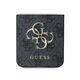 Guess Case for Samsung Galaxy Z Flip6 - Guess Leather 4G Metal Logo (GUHCZZF64GMGGR) - Black 3666339313128 έως 12 άτοκες Δόσεις