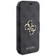 Guess Case for iPhone 15 / iPhone 14 / iPhone 13 - Guess Book 4G (GUBKP15S4GMGGR) - Grey 3666339194383 έως 12 άτοκες Δόσεις