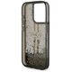 Guess Case for iPhone 15 Pro - Guess Liquid Glitter Gold Stripes (GUHCP15LLLLFCFCSEGK) - Black 3666339223540 έως 12 άτοκες Δόσεις