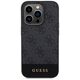 Guess Case for iPhone 15 Pro - Guess Hardcase 4G Stripe Collection (GUHCP15LG4GLGR) - Grey 3666339196202 έως 12 άτοκες Δόσεις