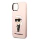 Karl Lagerfeld Case for iPhone 15 Plus / iPhone 14 Plus - Karl Lagerfeld Silicone MagSafe (KLHMPMP14MSNIKKBCP) - Pink Ikonik 3666339087654 έως 12 άτοκες Δόσεις