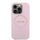 Guess Case for iPhone 15 Pro - Guess Saffiano MagSafe (GUHMP15LPSAHMCP) - Pink 3666339156206 έως 12 άτοκες Δόσεις