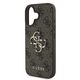 Guess Case for iPhone 16 - Guess Hardcase 4G Big Logo (GUHCP16S4GMGBR) - Brown 3666339327569 έως 12 άτοκες Δόσεις