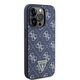 Guess Case for iPhone 15 Pro Max - Guess Hardcase 4G Triangle Metal Triangle Metal Logo (GUHCP15XPG4GPB) - Blue 3666339225933 έως 12 άτοκες Δόσεις