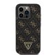 Guess Case for iPhone 16 Pro - Guess Hardcase 4G Triangle Metal Metal Logo (GUHCP16LPG4GPK) - Black 3666339340209 έως 12 άτοκες Δόσεις