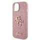 Guess Case for iPhone 15 Plus / iPhone 14 Plus - Guess Glitter Script Big 4G (GUHCP15MHG4SGP) - Pink 3666339147655 έως 12 άτοκες Δόσεις