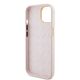 Guess Case for iPhone 15 / iPhone 14 / iPhone 13 - Guess Silicone Logo Rhinestone 4G (GUHCP15SM4DGPP) - Light Pink 3666339148904 έως 12 άτοκες Δόσεις